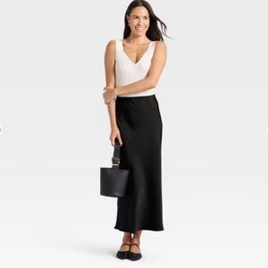 Women's Maxi Slip A-Line Skirt - A New Day
